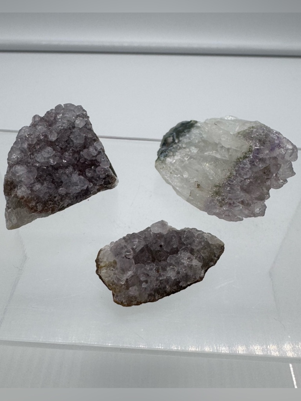 Amethyst Crystal Cluster Lot 56g Natural Druzy Quartz Specimens